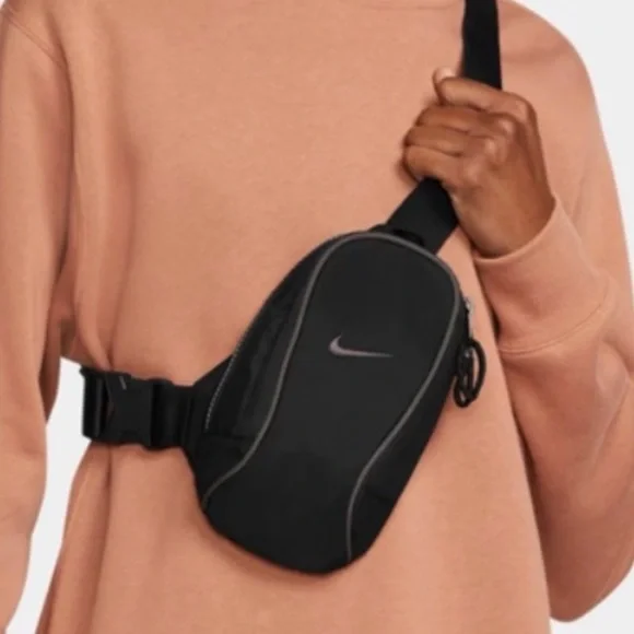 Nike Crossbody Bag (mini) LIKE NEW black brown belt bag - Picture 2 of 7